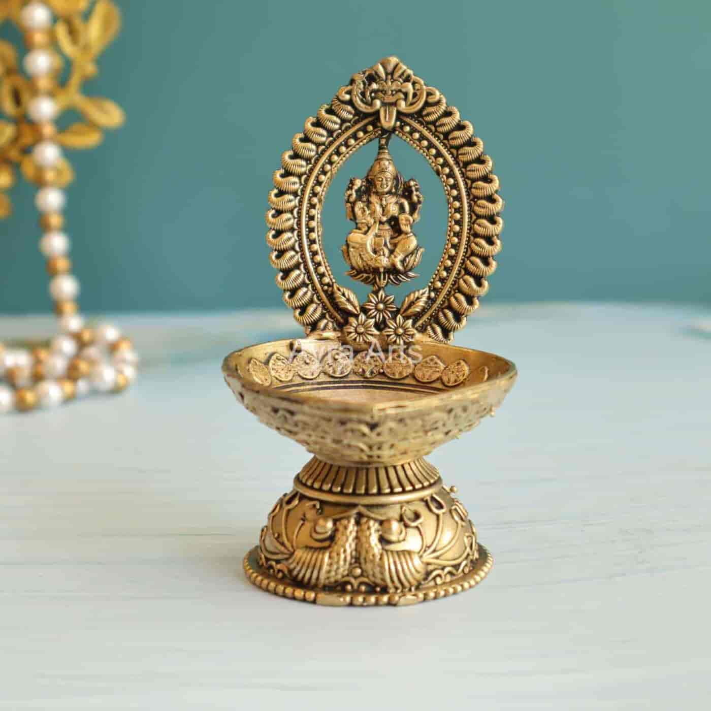 Ashtalakshmi deepam in brass hotsell