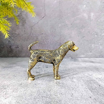 Brass Dog Figurine 3 in Height Brass Dog Figurine 3 in Height