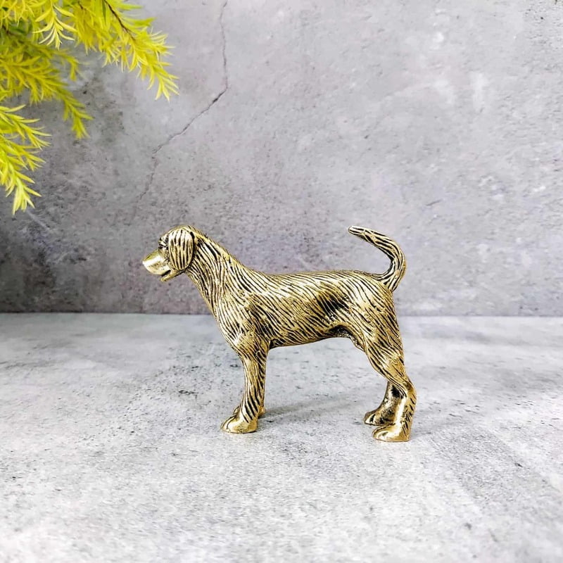 Brass Dog Figurine 3 in Height Brass Dog Figurine 3 in Height