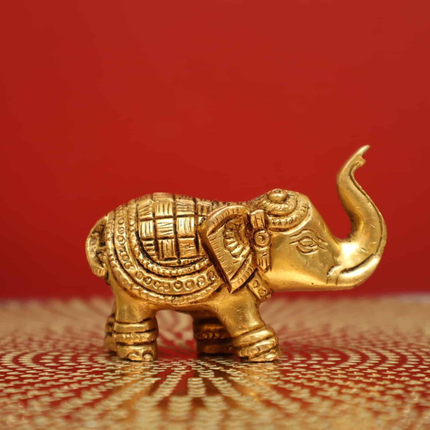  Toyvian 2 Sets Mini Resin Elephant Exquisite Resin