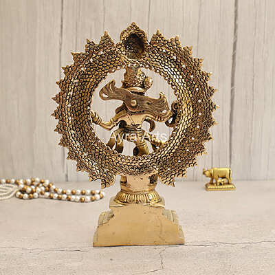 Lord Shiva as Nataraja Handmade Brass Statue - 10 Inch Height Lord Shiva as Nataraja Handmade Brass Statue - 10 Inch Height