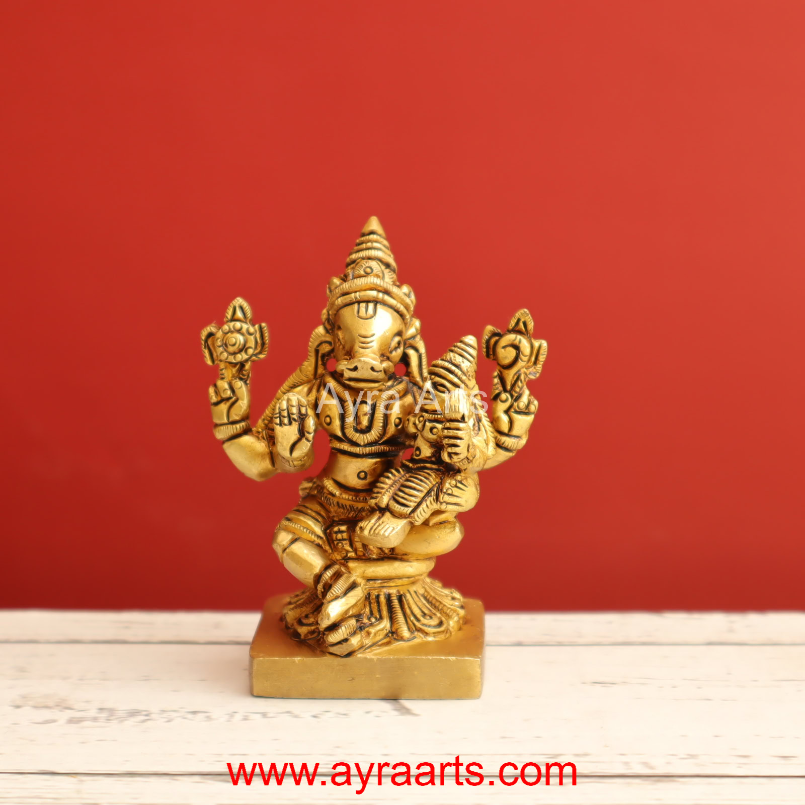 Brass Hayagriva 3 Inch Height Brass Hayagriva 3 Inch Height