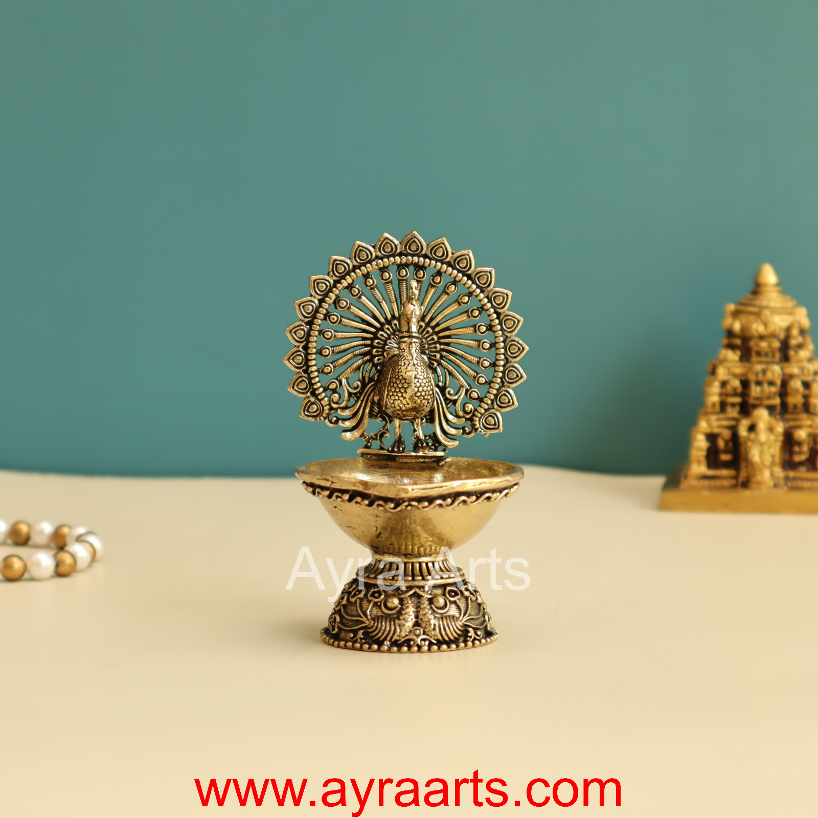 Premium Peacock Designer Diya Premium Peacock Designer Diya