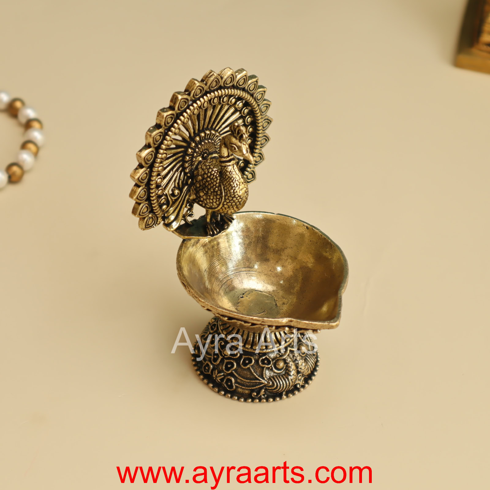 Premium Peacock Designer Diya Premium Peacock Designer Diya