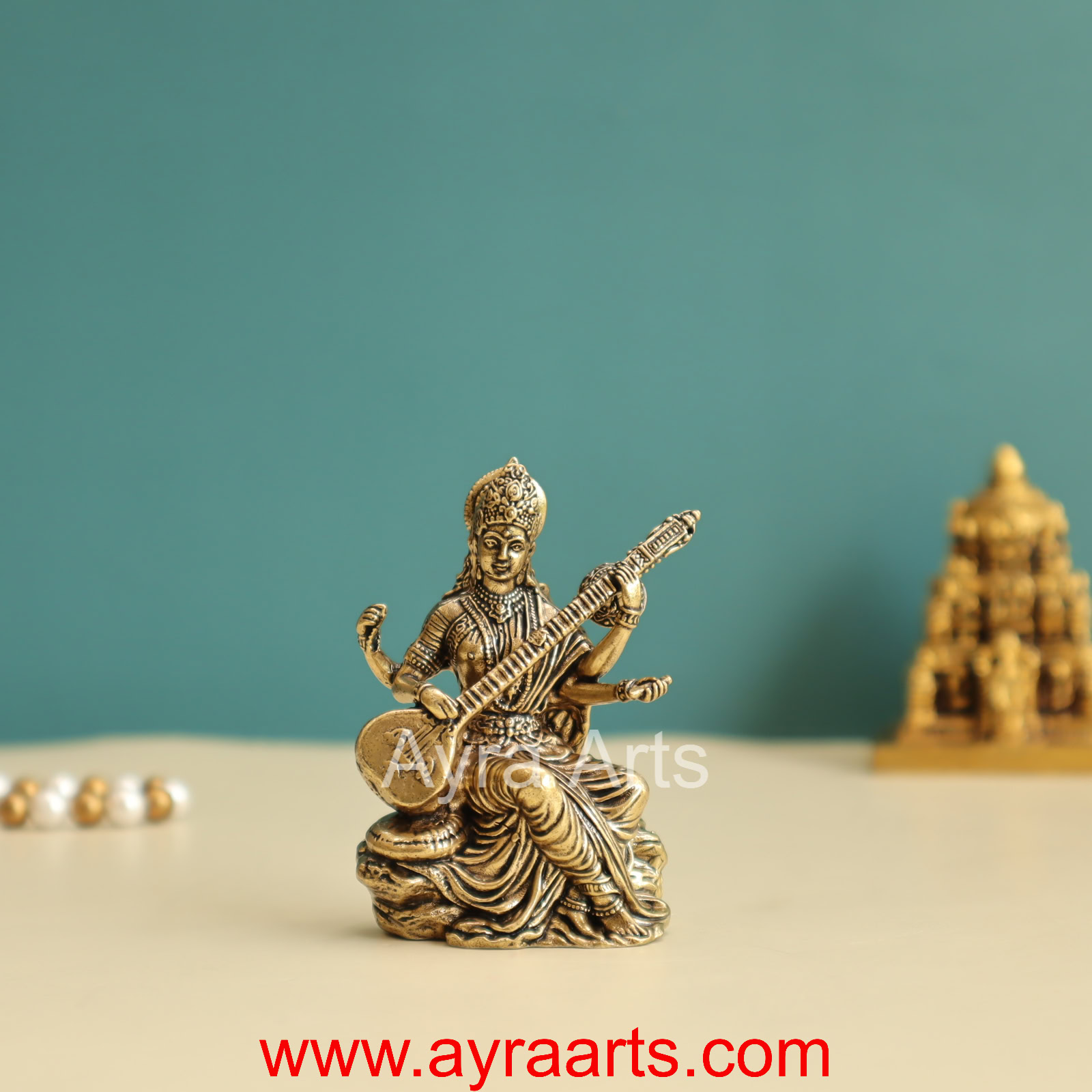 Premium New Saraswati 3 Inch Height Premium New Saraswati 3 Inch Height